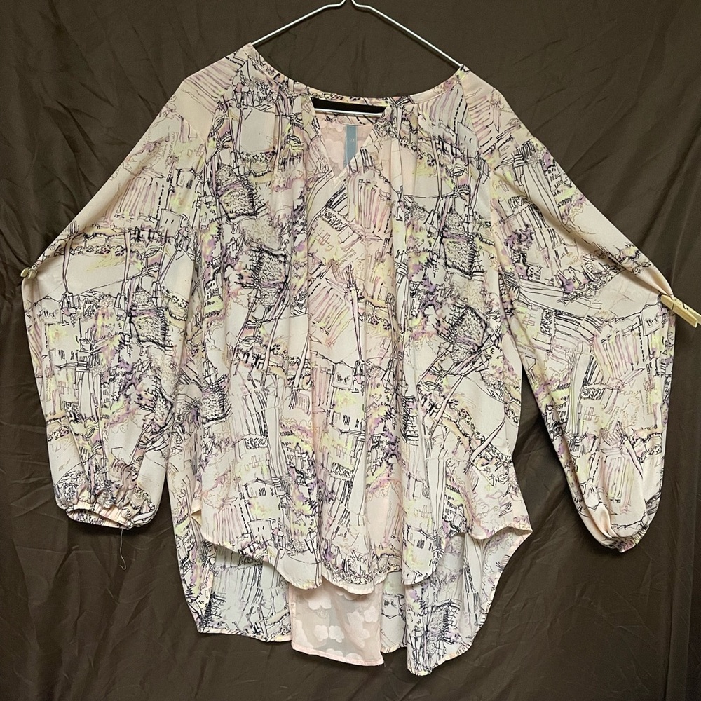 Plus Size Blouse NWOT Size 2XL Women’s US Melissa McCarthy Brand Never Worn